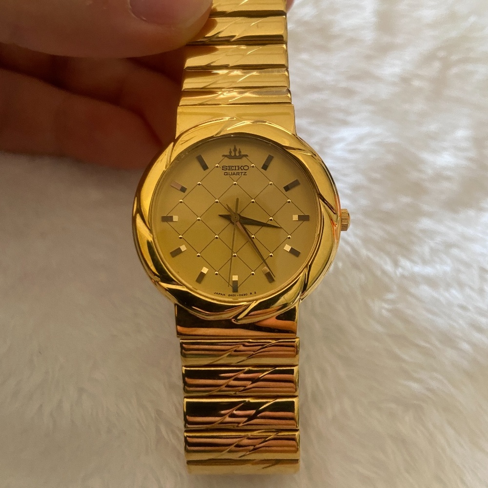 Vintage Gold Plated Seiko Wristwatch